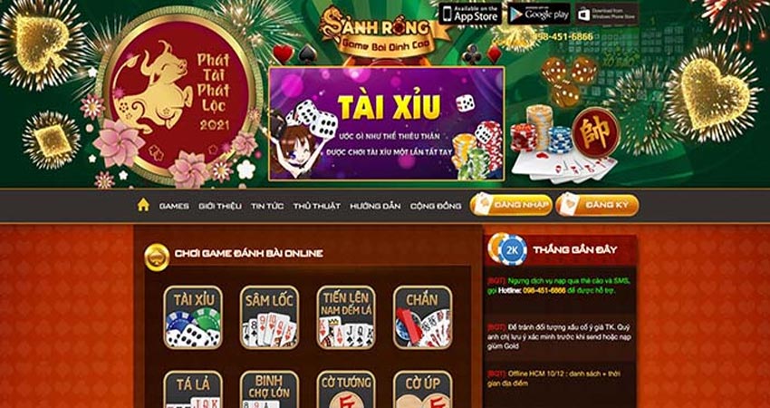 Đa dạng các game bài đổi thưởng hấp dẫn