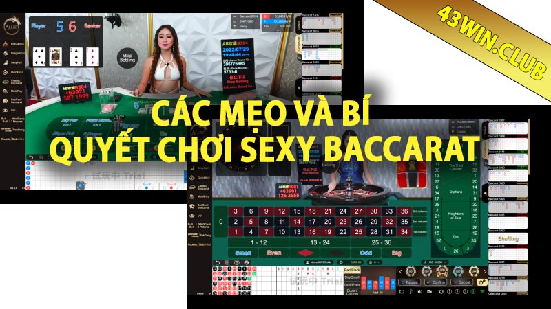 Các mẹo và bí quyết chơi Sexy Baccarat