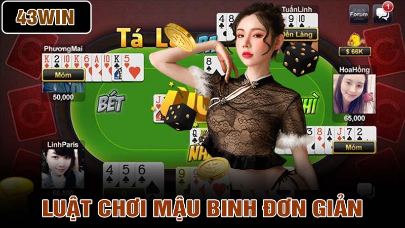 Luật chơi Mậu Binh đơn giản